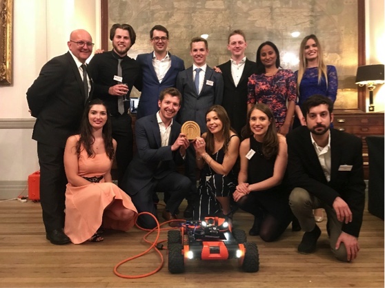 Q-Bot winning the Ashden Award